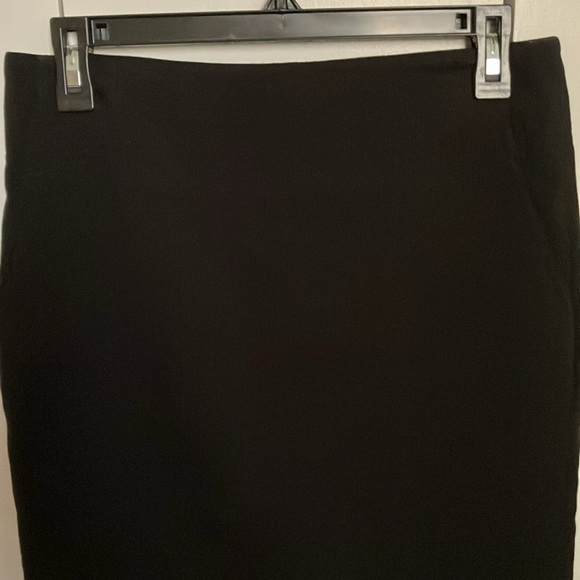 Rafaella Deep Black Pencil Silhouette Skirt Size 4 - Picture 4 of 10